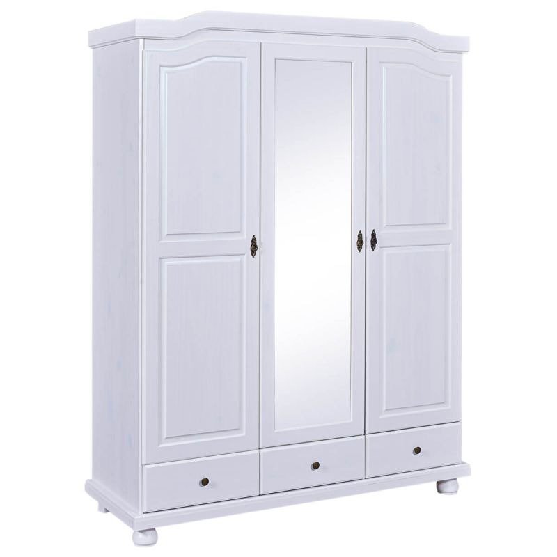 Armoire 3 Portes Bois Massif